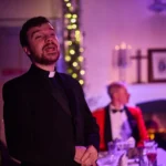 Actor dressed as vicar