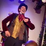 Actor dressed as magican