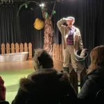 Actor dressed as a farmer