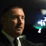 Actor staring into distance