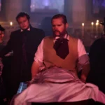 Ensemble of actor around a table